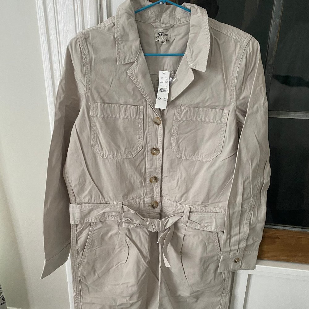 J CREW Foundry chino short coveralls